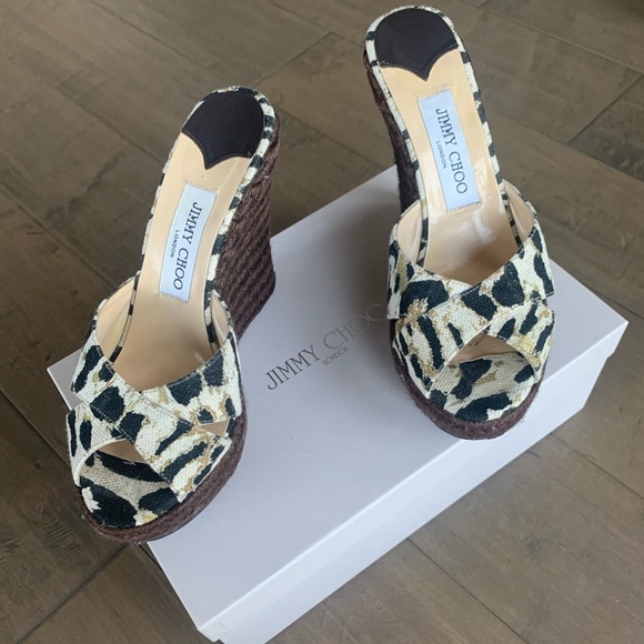 Jimmy Choo Shoes - Jimmy Choo- size 38- Phyllis 780 Leopard Print